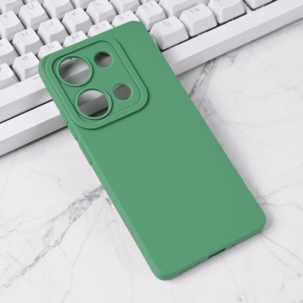 Maska za Xiaomi Redmi Note 14s Silikon Pro Camera, Zelena