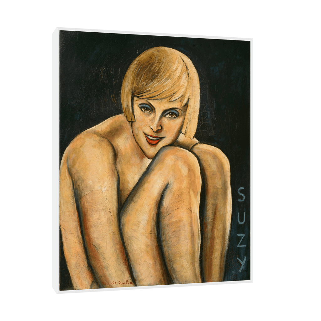 Canvas Slika na platnu Suzy, Francis Picabia, 75x100cm, Sa ramom, Beli