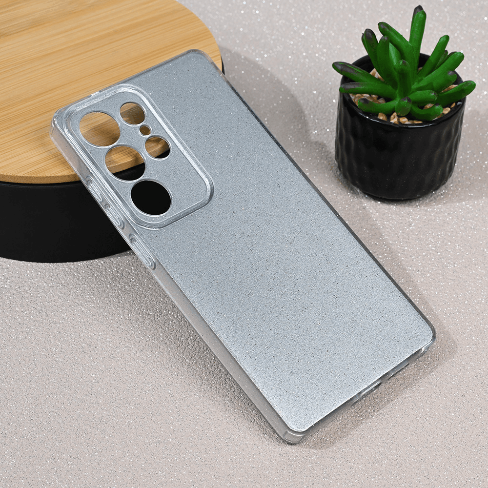 Maska za Samsung S25 Ultra Sparkle Dust, Srebrne boje