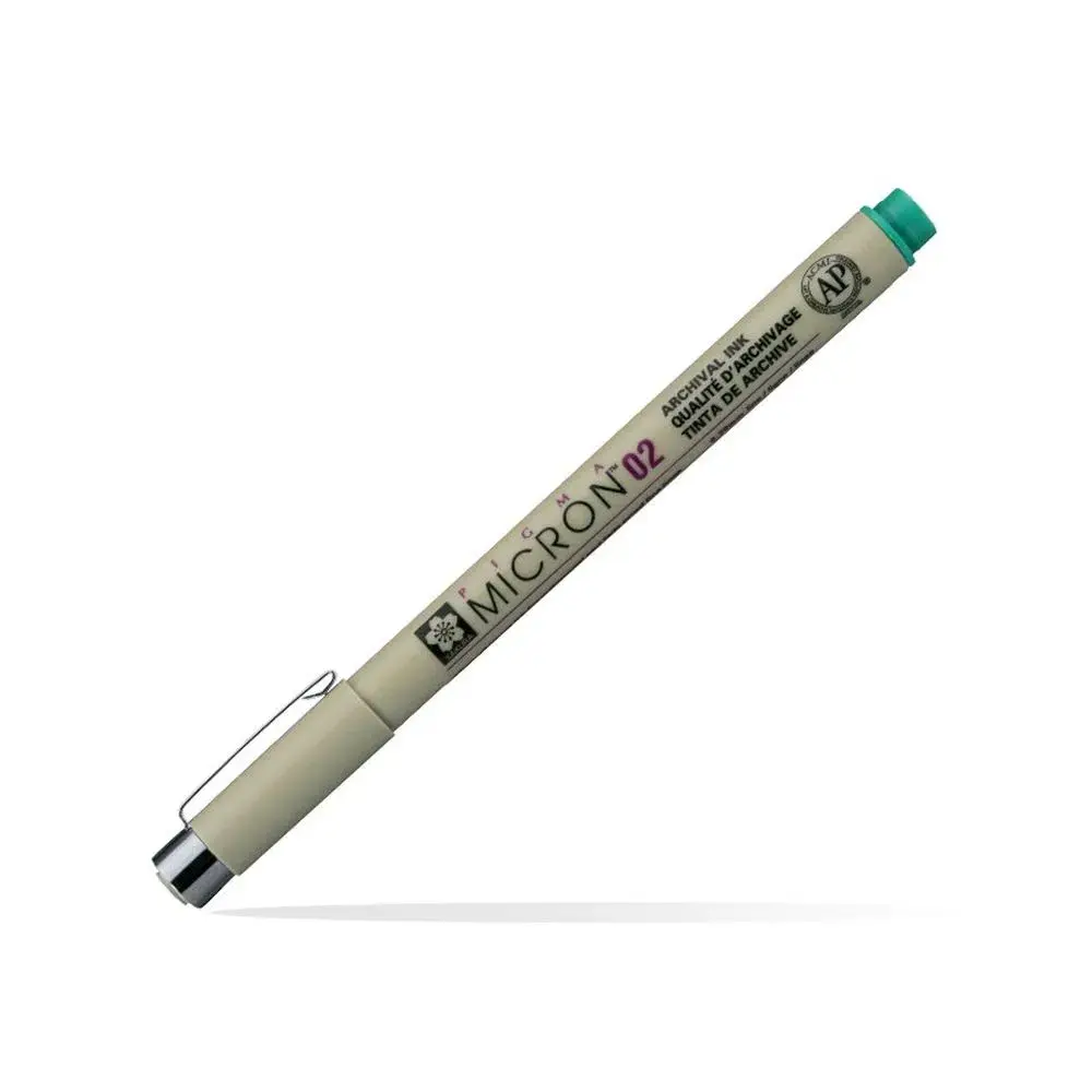 Royal Talens Liner Pigma Micron 02, 0.3mm, Zeleni
