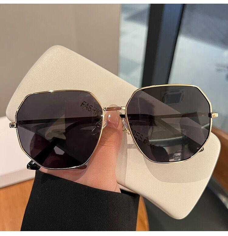 Lesca Lunetier Unisex naočare za sunce, Zlatno-sive