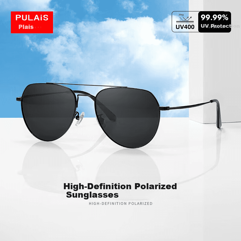Pulais Unisex naočare za sunce, Crne