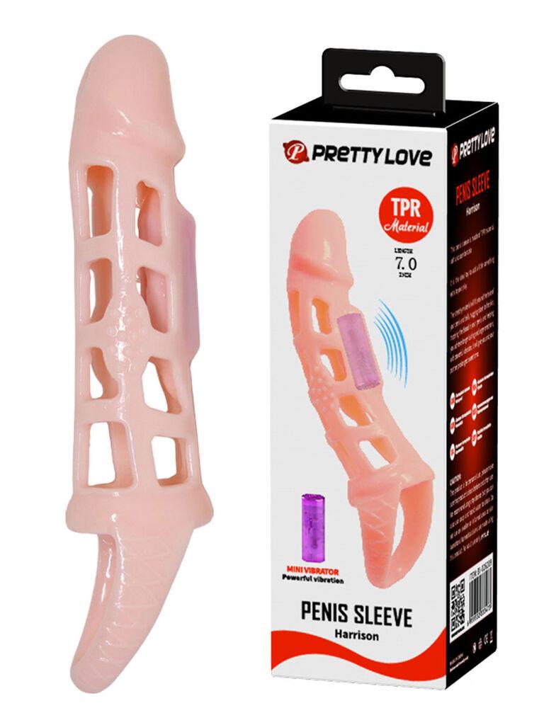 Navlaka za penis Harrison flash, 18cm, Boja kože
