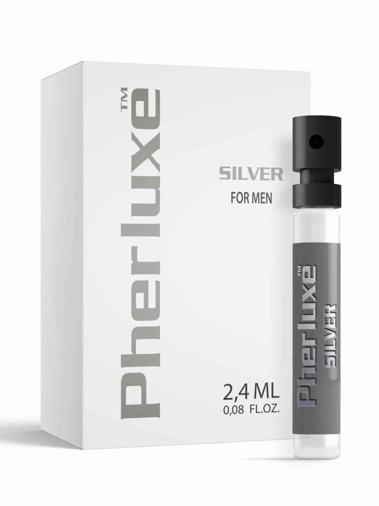 Parfem sa feromonima za muškarce Pherluxe, 2.4ml, Srebrni
