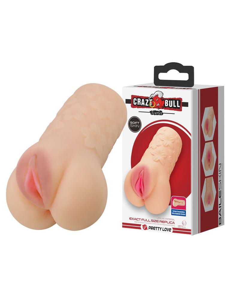 Masturbator Crazy Bull Scarlet, 16cm