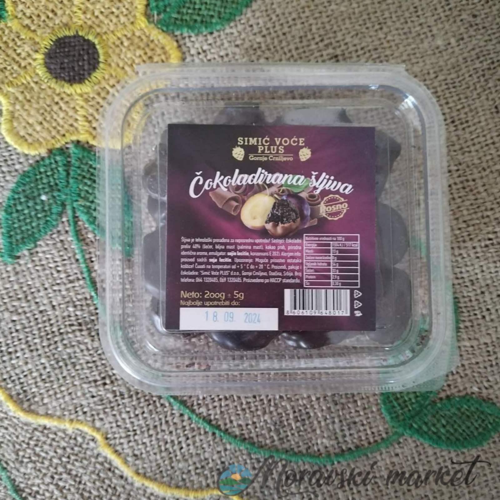 Čokoladirana šljiva 200g