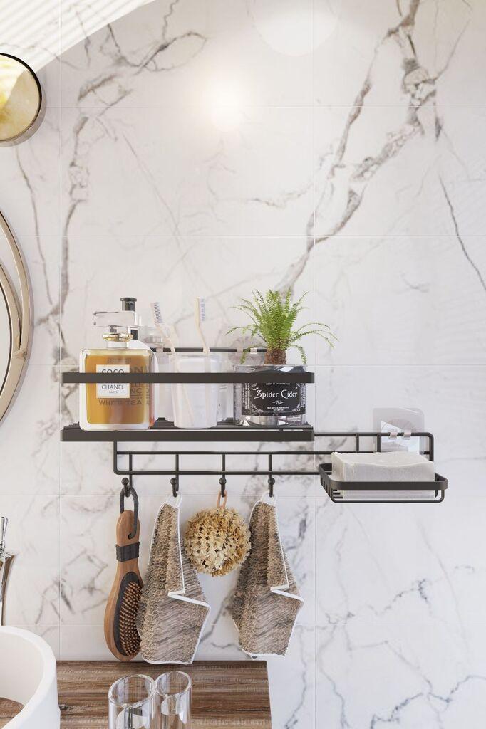 Hermia Organizator za kupatilo SY303, Crni