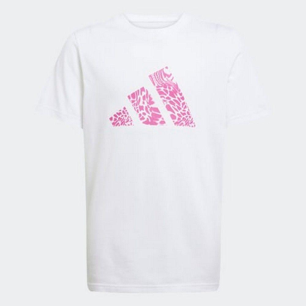 Adidas Majica za devojčice jg animal logo GG, Bela