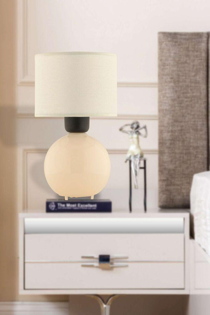 Opviq Stona lampa 64898, Bela