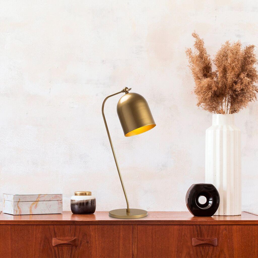 Opviq Stona lampa Sanika - 12281-US, Zlatne boje