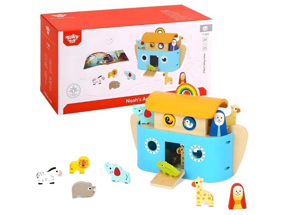 Tooky toys Drvena Nojeva barka