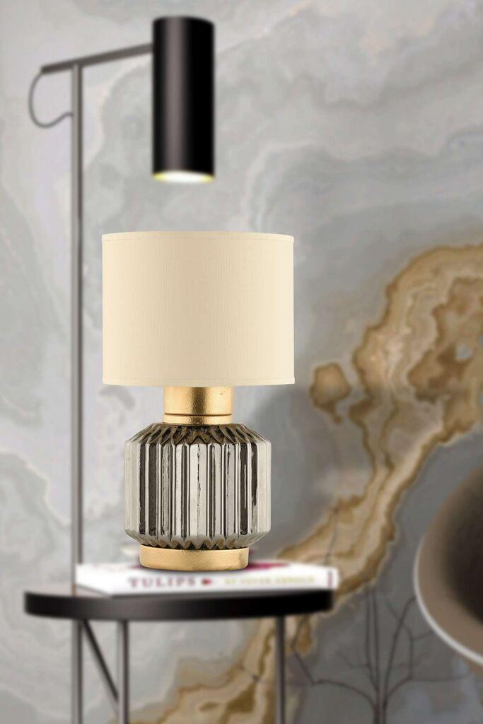 Opviq Stona lampa 64901, Zlatne boje