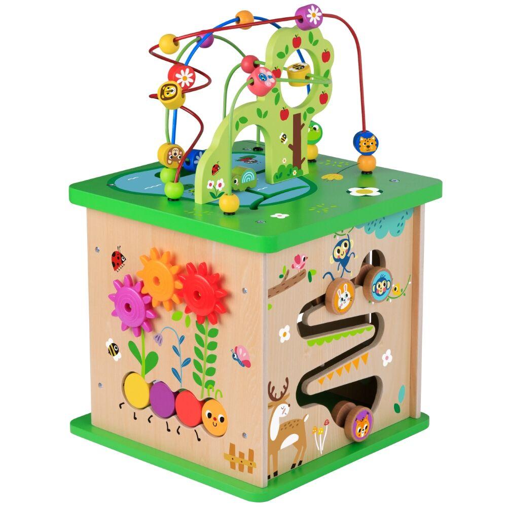 Tooky toys Drvena multifunkcionalna kocka