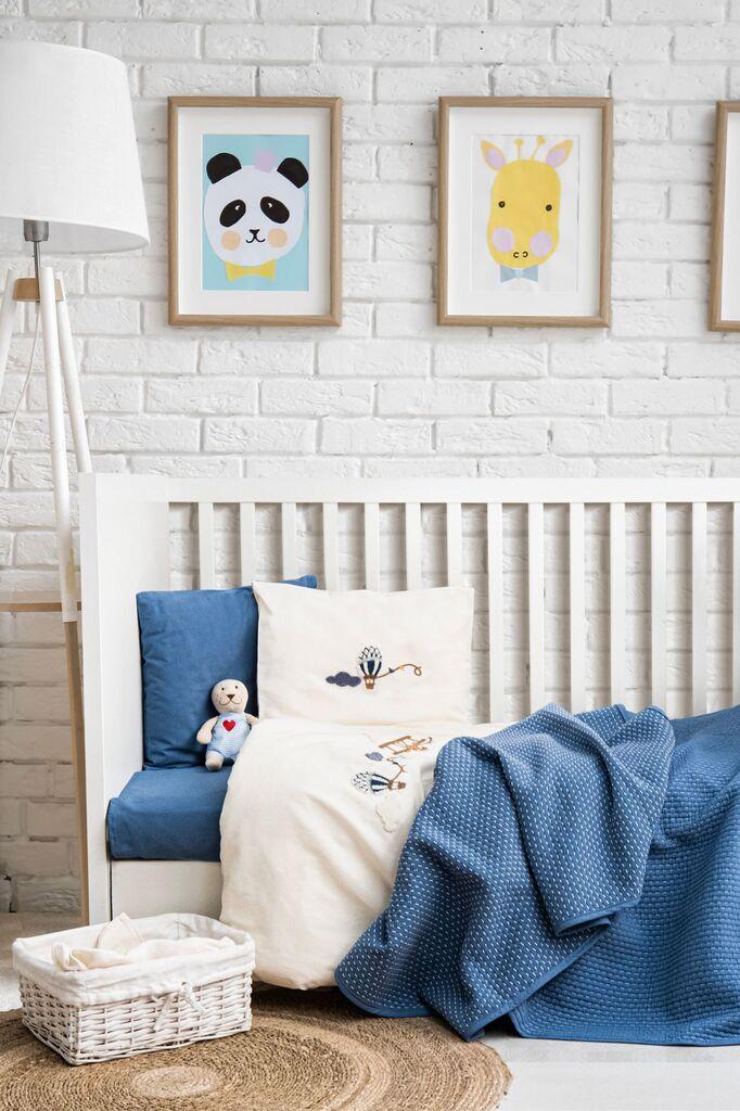 L'essentiel Maison Komplet posteljine za bebe Sea Soul, Plavi