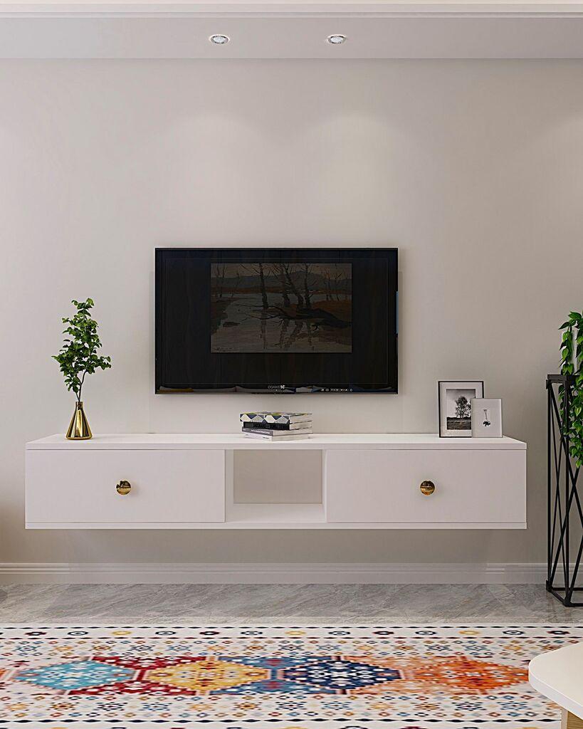 Hanah Home TV Komoda Zuzu 150, Bela