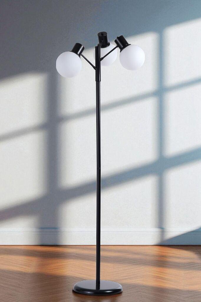 Opviq Podna lampa 8947-7, Crna