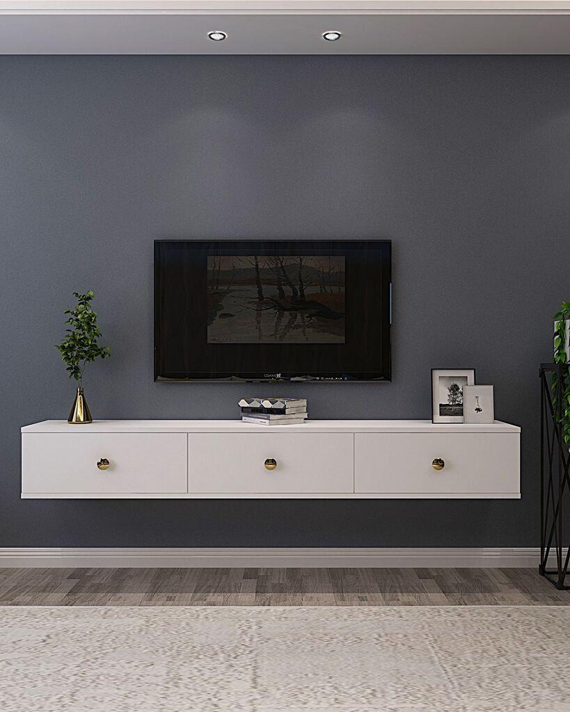 Hanah Home TV Komoda Zuzu 180, Bela