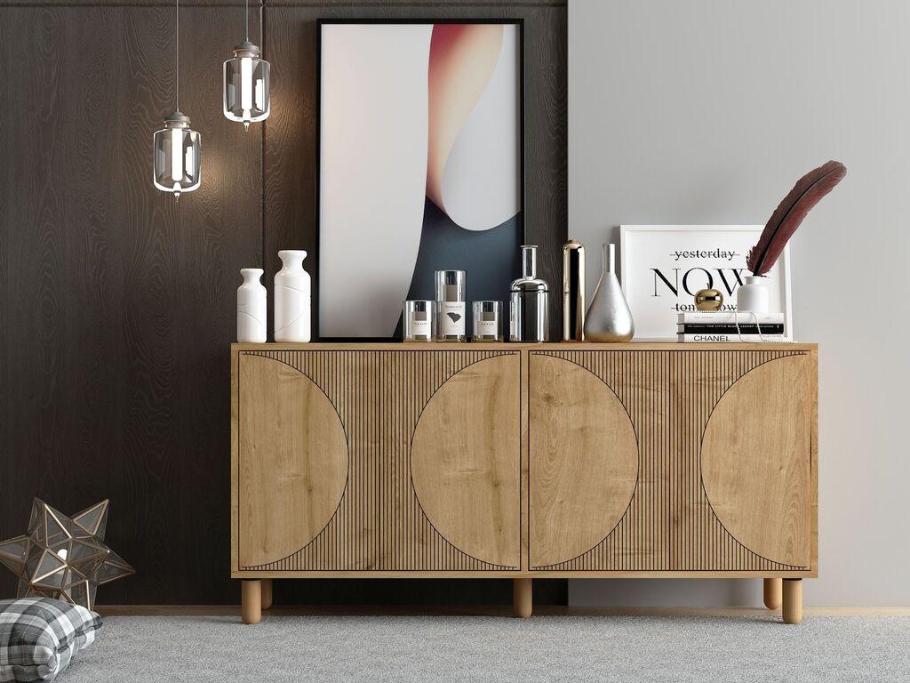 Hanah Home Komoda Arventa, Hrast