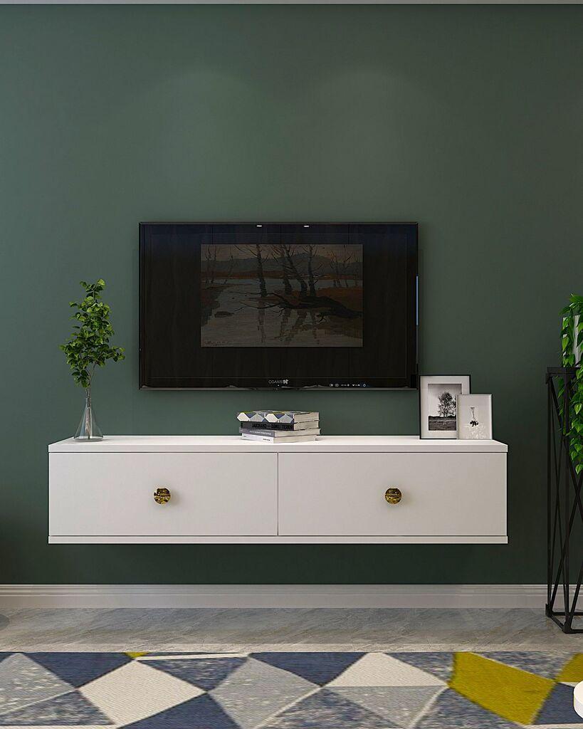 Hanah Home TV Komoda Zuzu 120, Bela