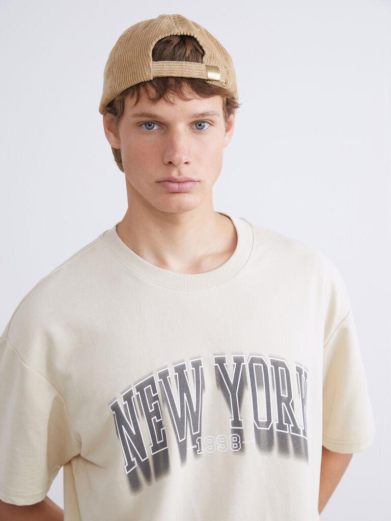 LC Waikiki Muška majica kratkih rukava W54321Z8-YFT, Bež