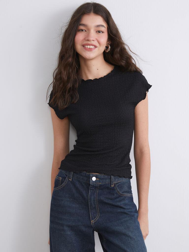 LC Waikiki Ženska bluza W5J377Z8-CVL, Crna