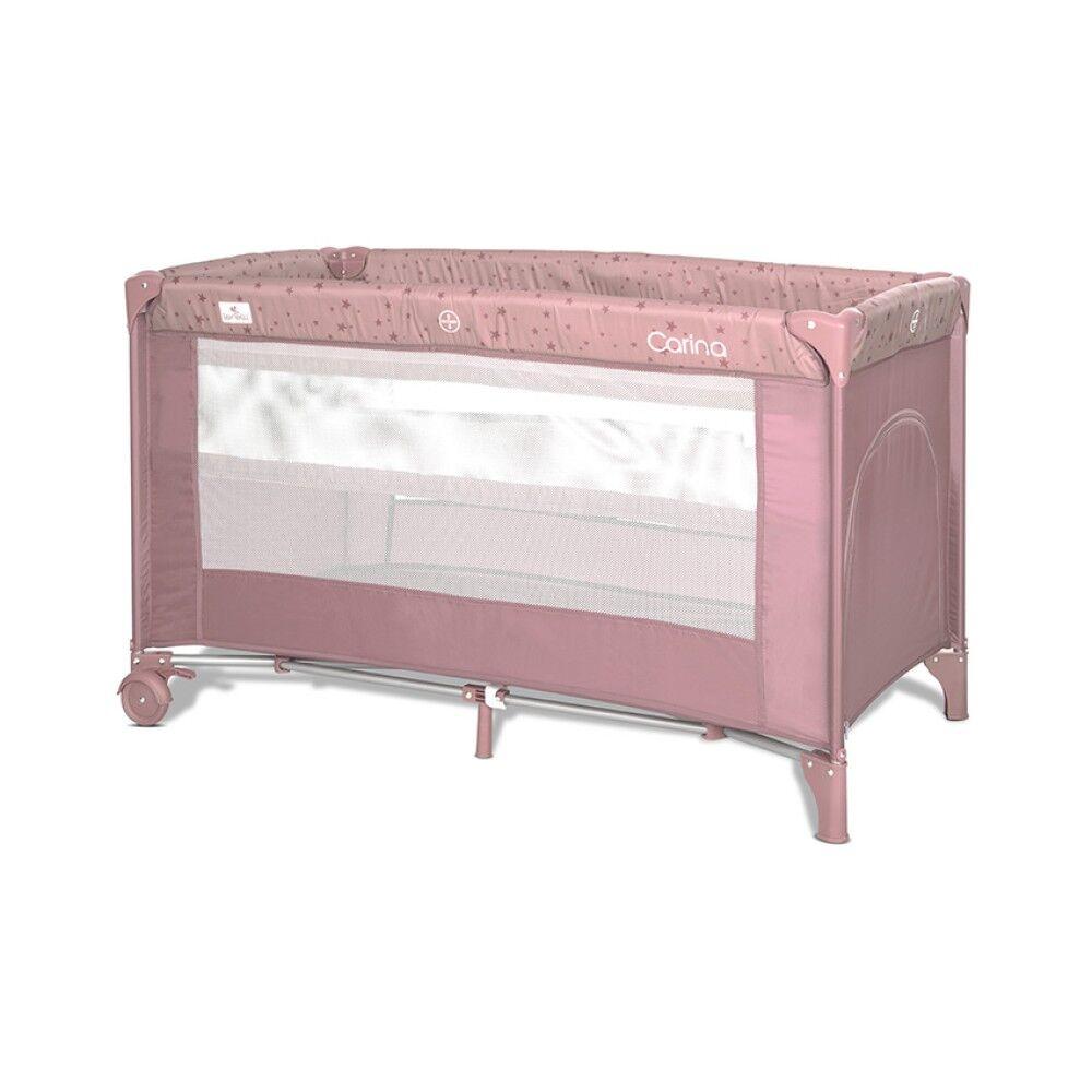 Lorelli Prenosivi krevetac Carina, 2 nivoa, Roze