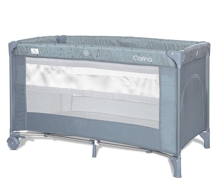 Lorelli Prenosivi krevetac Carina, 2 nivoa, Svetloplavi