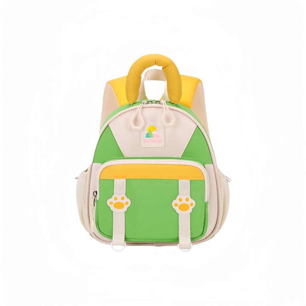 Ruipai Dečiji ranac Paw dizajn sa šapicama, Zeleni