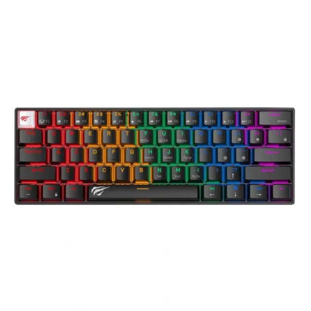 Havit Mehanička tastatura KB903L, RGB, USB, Crna