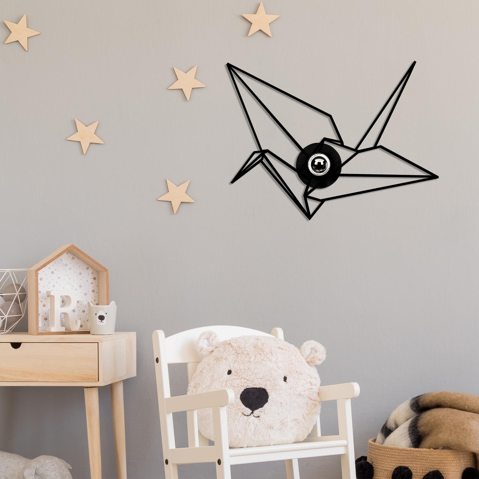 Opviq Zidna lampa E27 Socket, Crna