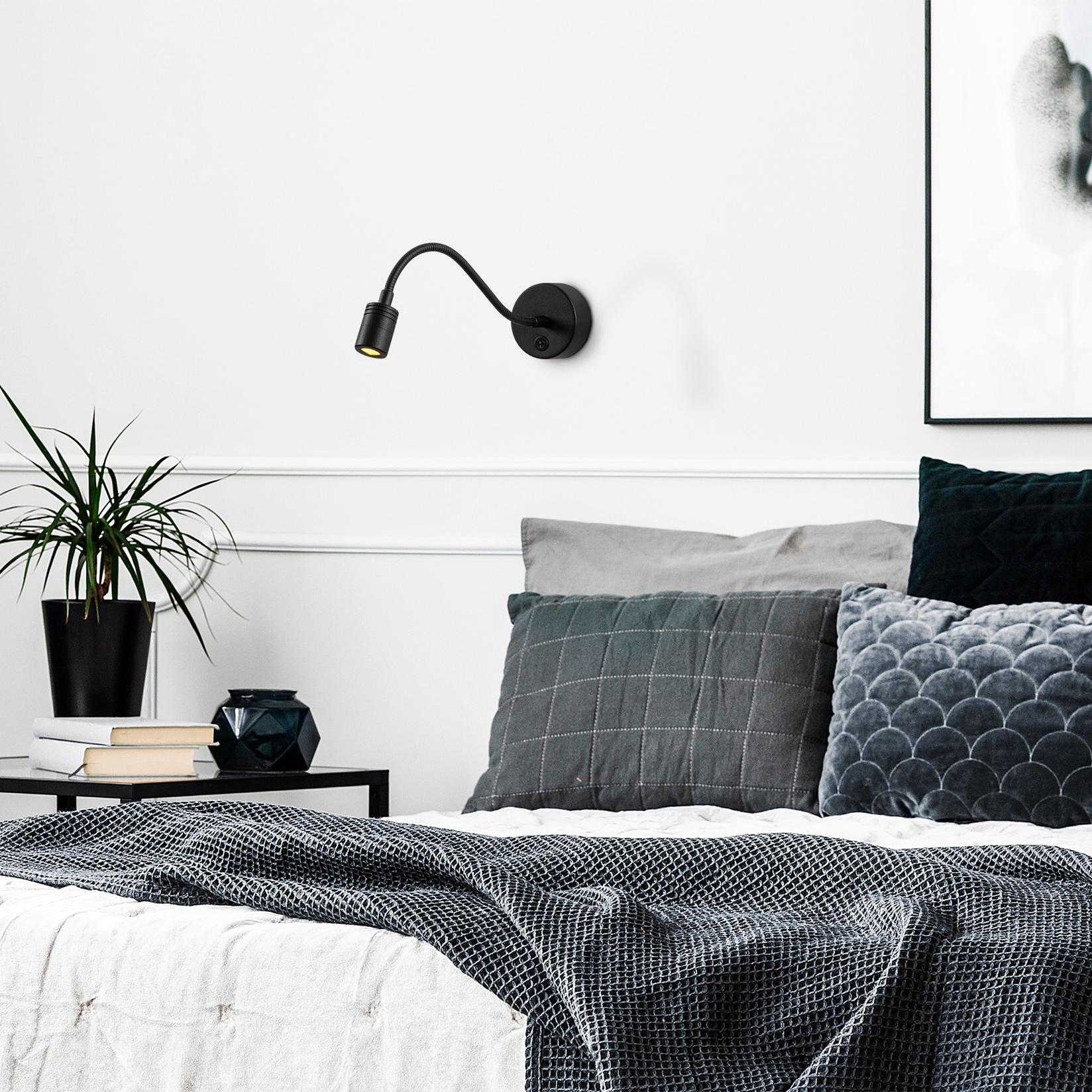 Opviq Zidna lampa, Crna