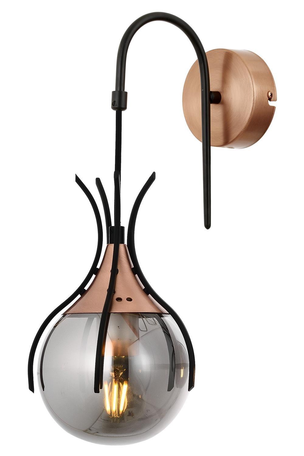 Opviq Zidna lampa E27 Socket, Smeđa