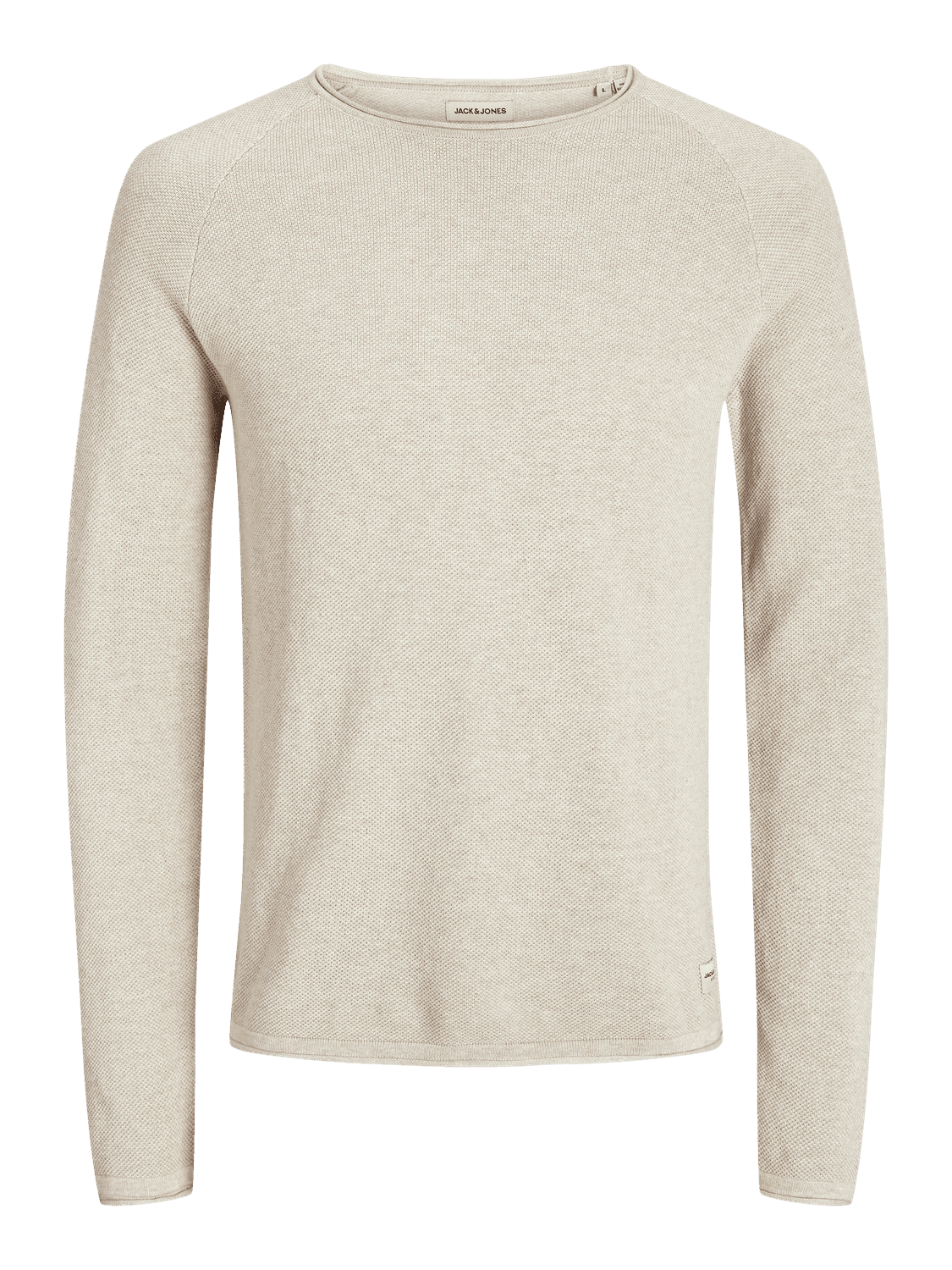 JACK & JONES Muški džemper 12157321, Bež