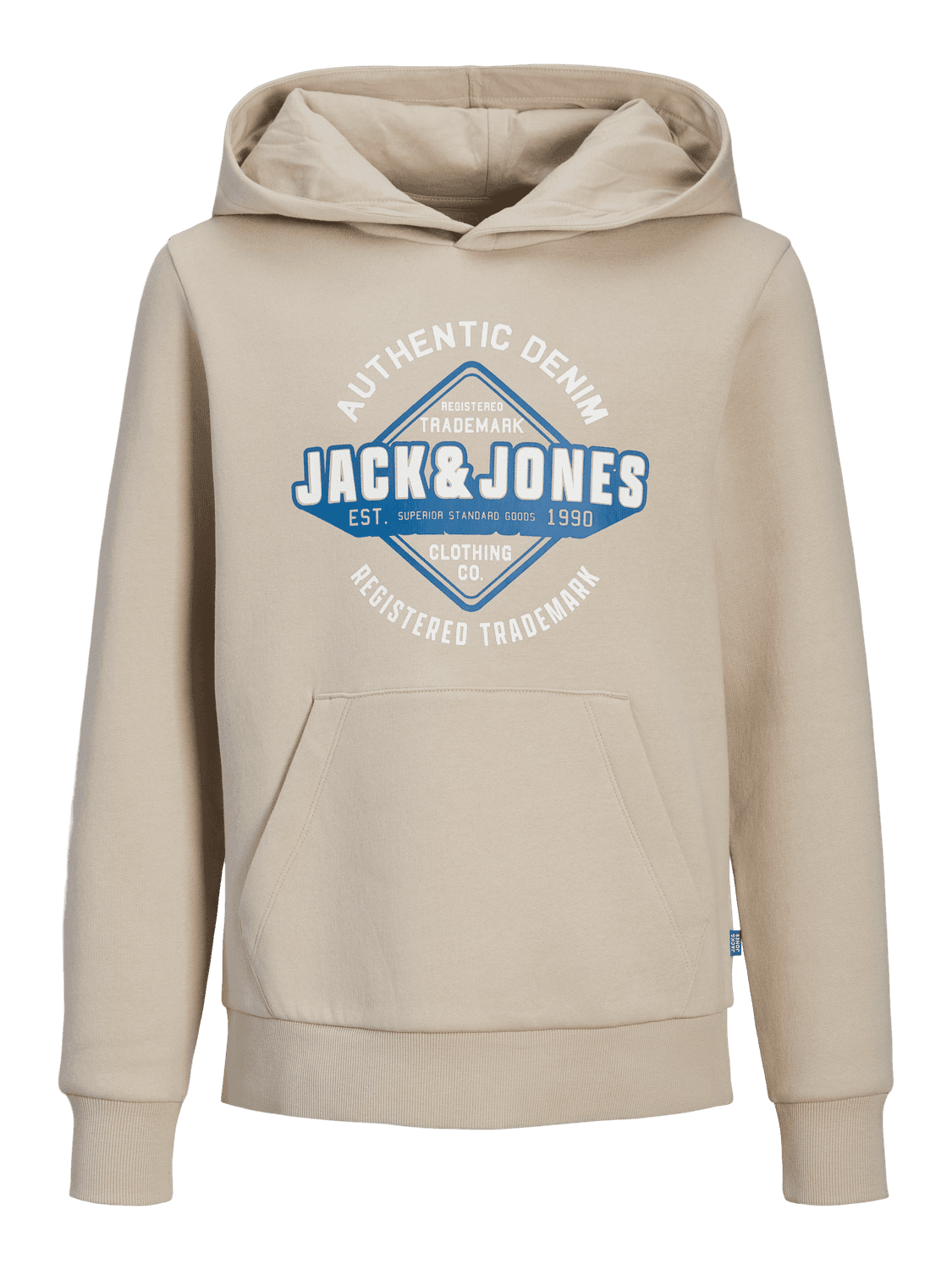 JACK & JONES JUNIOR Duks sa kapuljačom za dečake 12258823, Bež