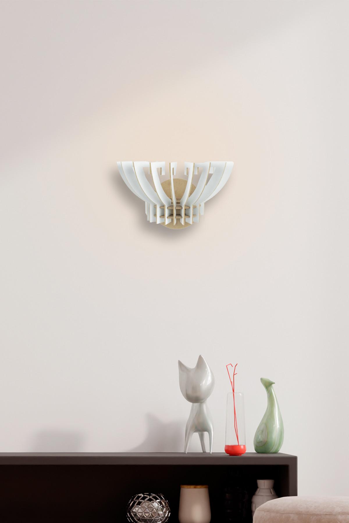Opviq Zidna lampa E27 Socket, Bela
