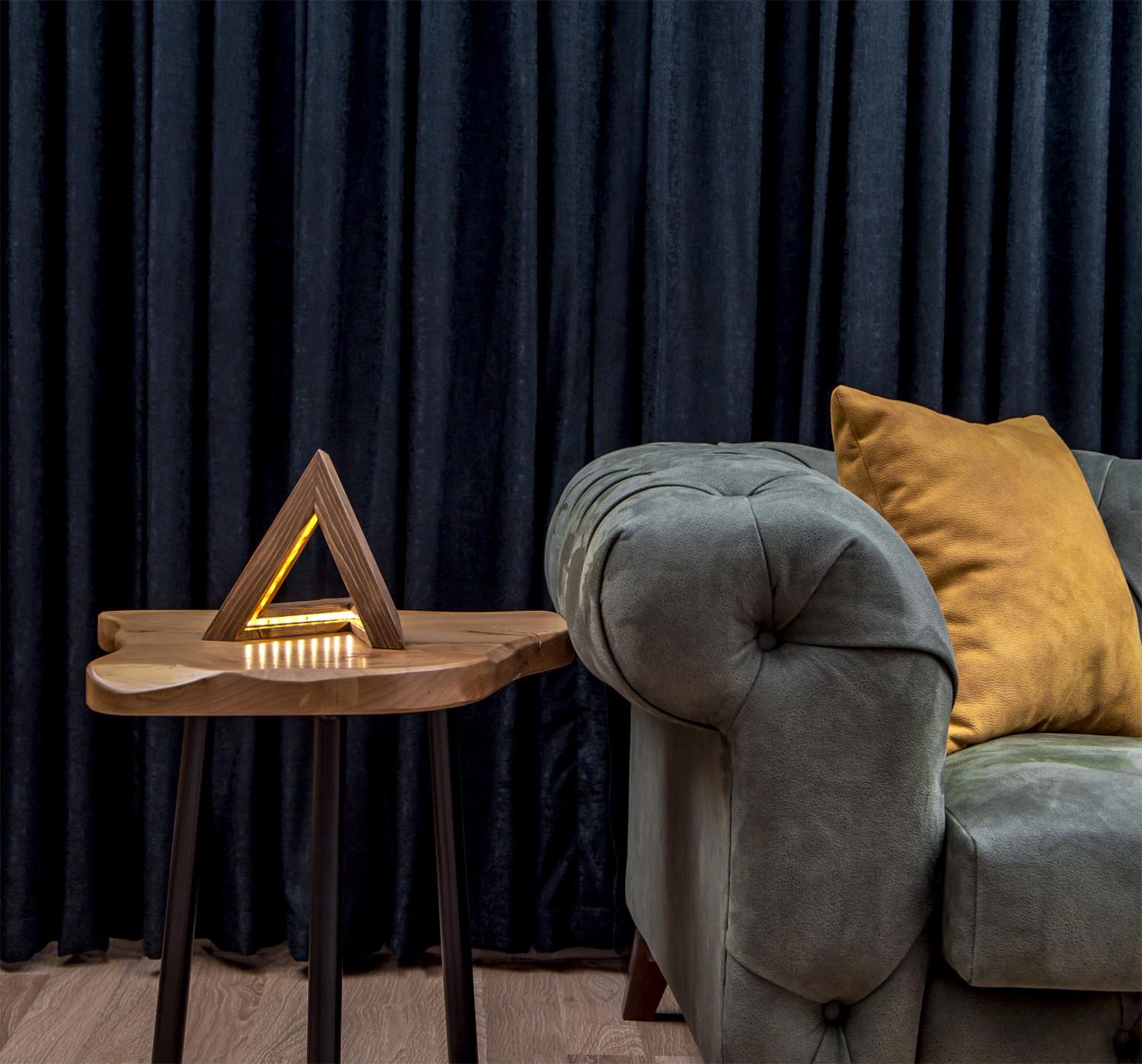 Opviq Stona lampa, LED, Braon