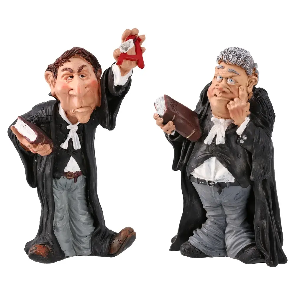Gipsana figura Comical Profesor, 16 cm