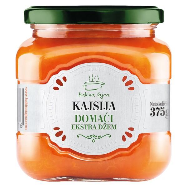 BAKINA TAJNA Domaći ekstra džem od kajsija, 375g
