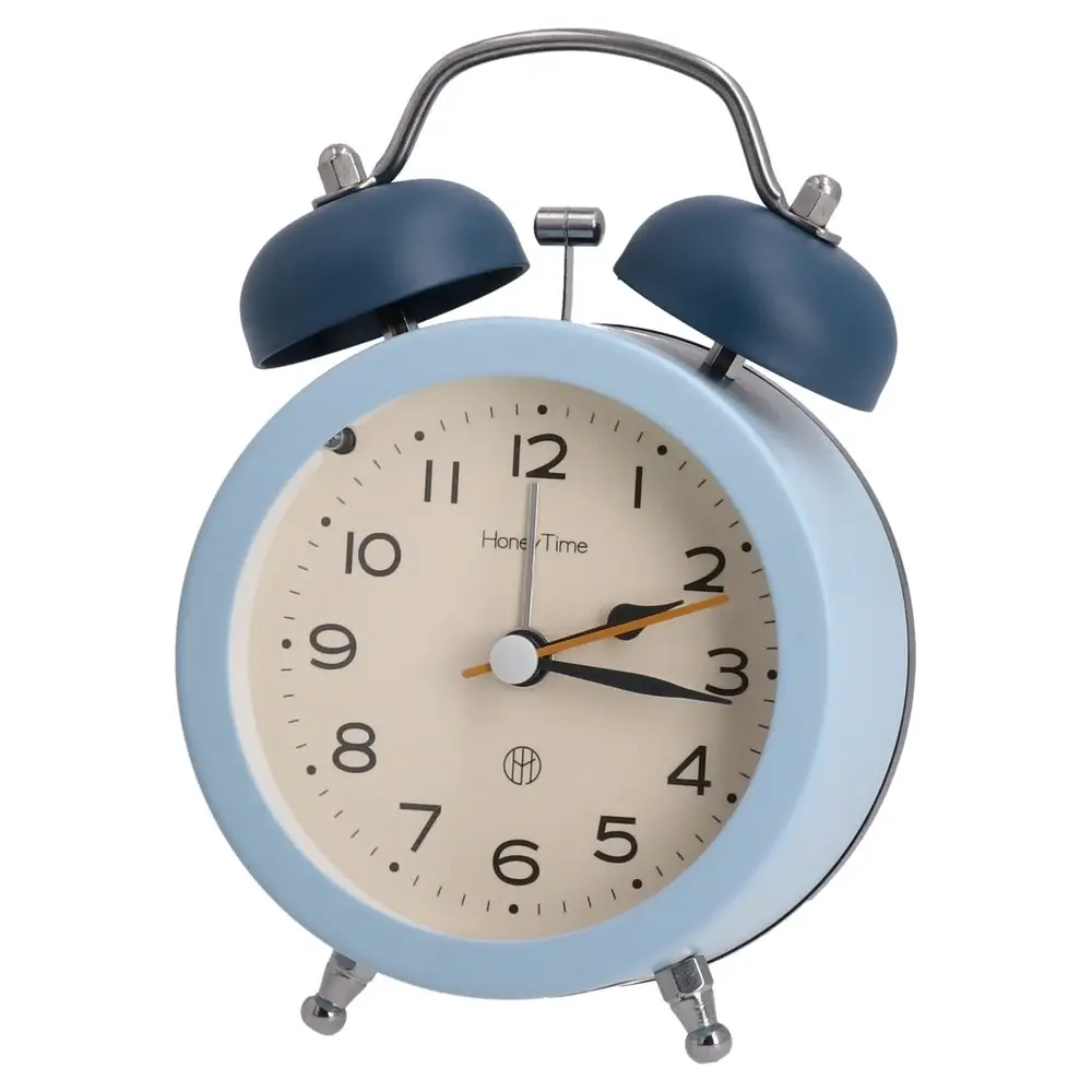 Sat budilnik Tick tock, 8.5x5x13 cm, Plavi