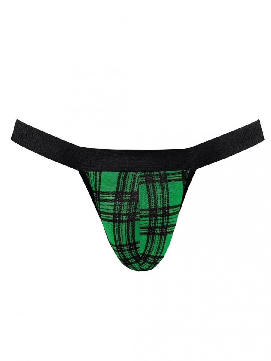 Muške gaće Magic Jock Strap, Zeleno-crne
