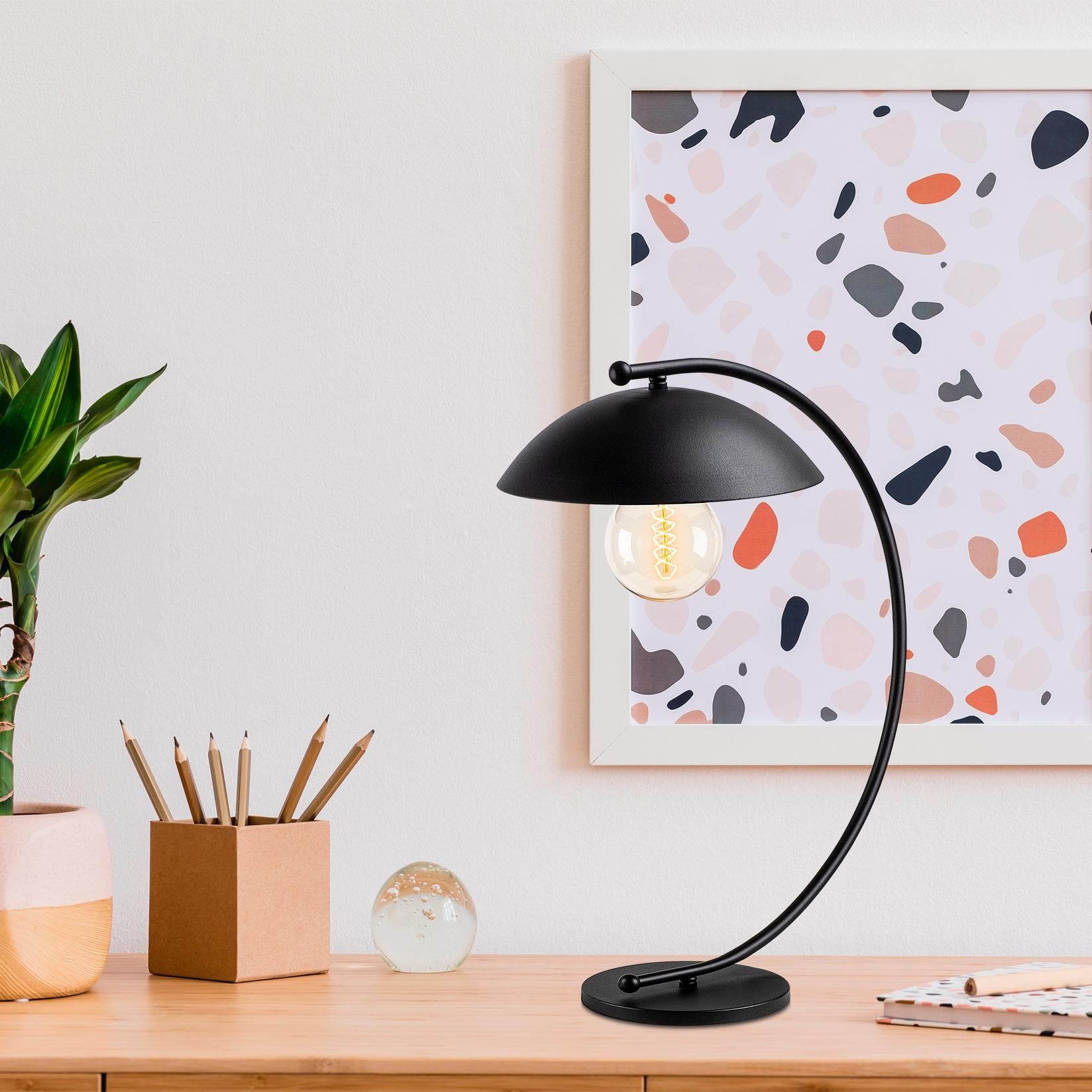 Opviq Stona lampa E27 Socket, Crna