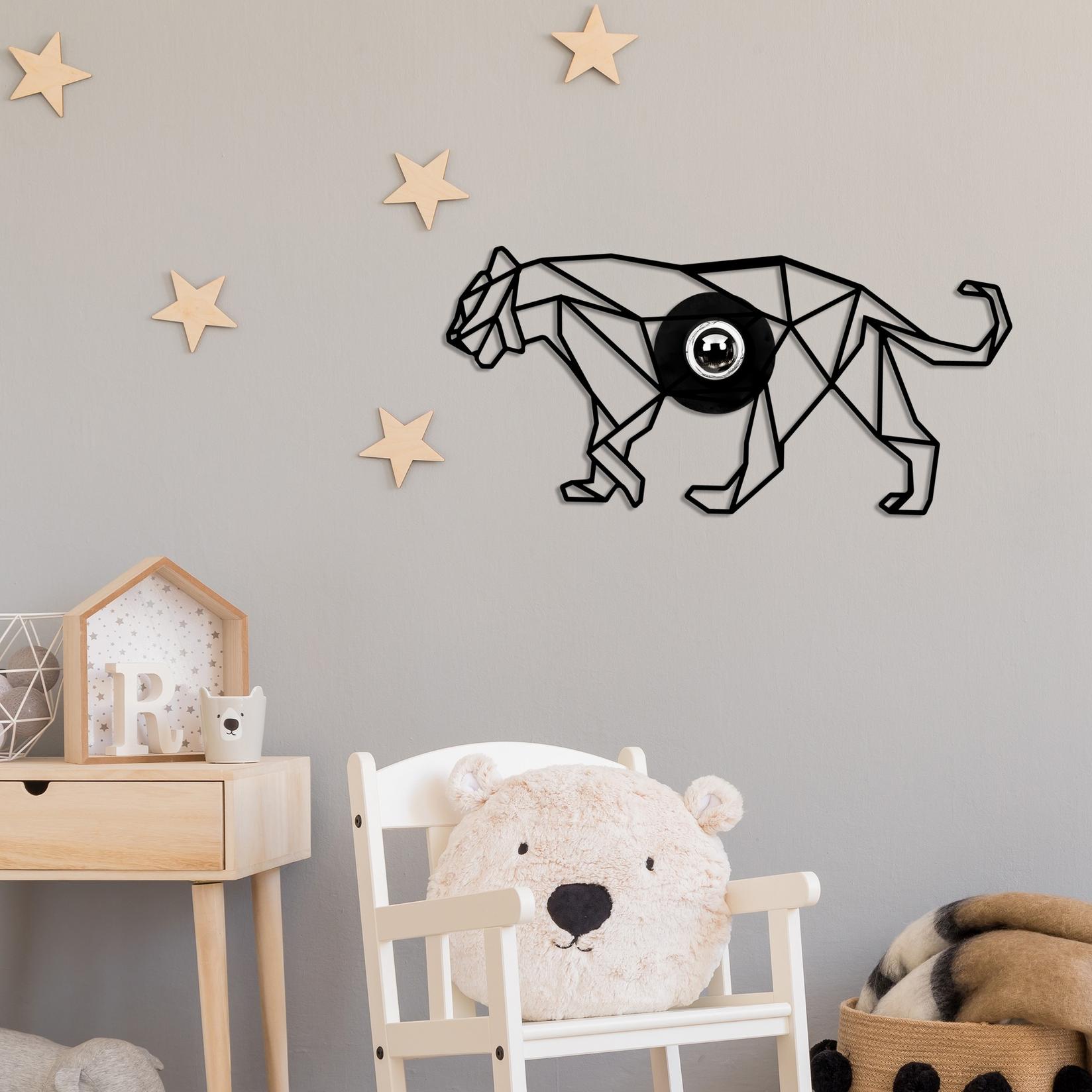 Opviq Zidna lampa E27 Socket, Crna