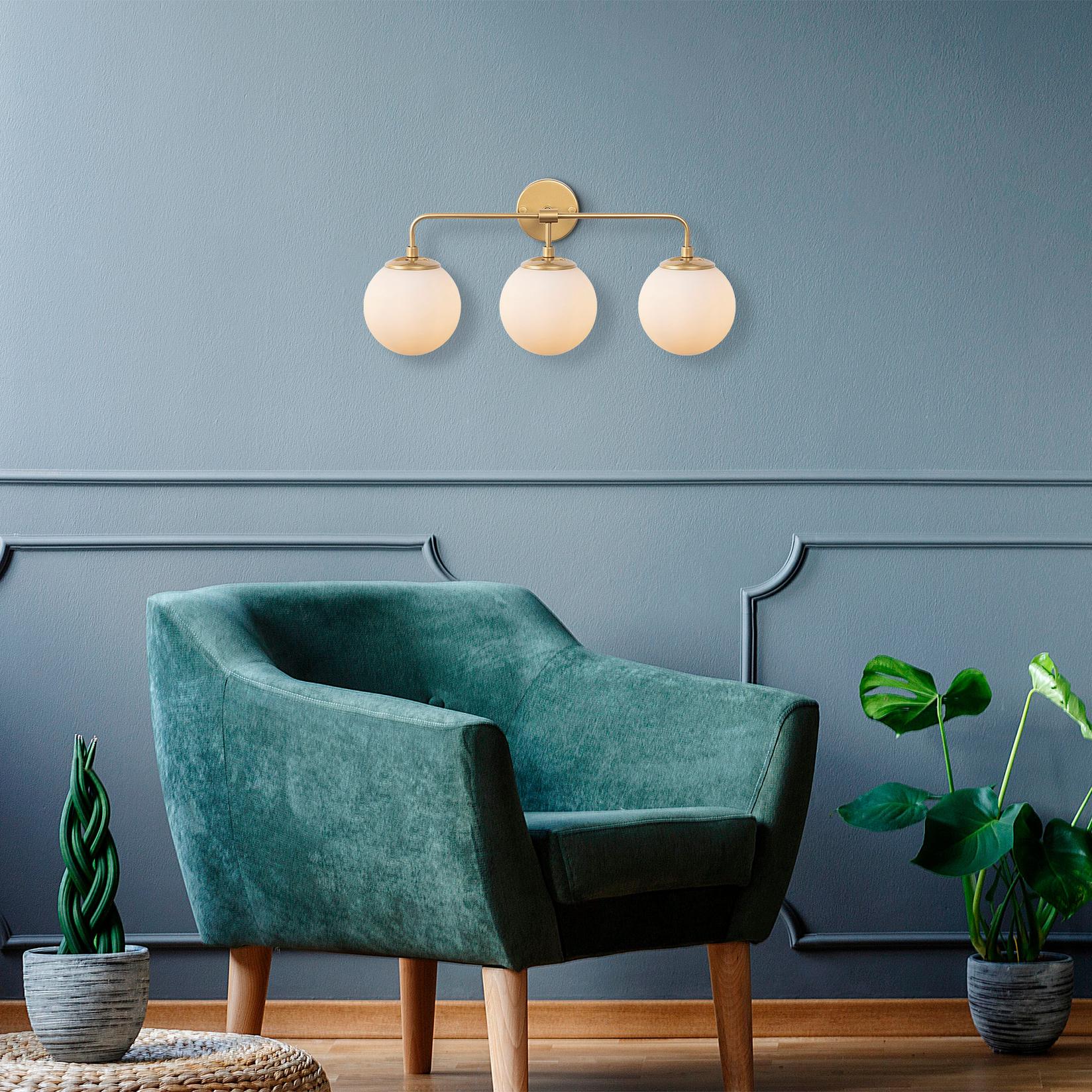 Opviq Zidna lampa E14 Socket, Zlatna