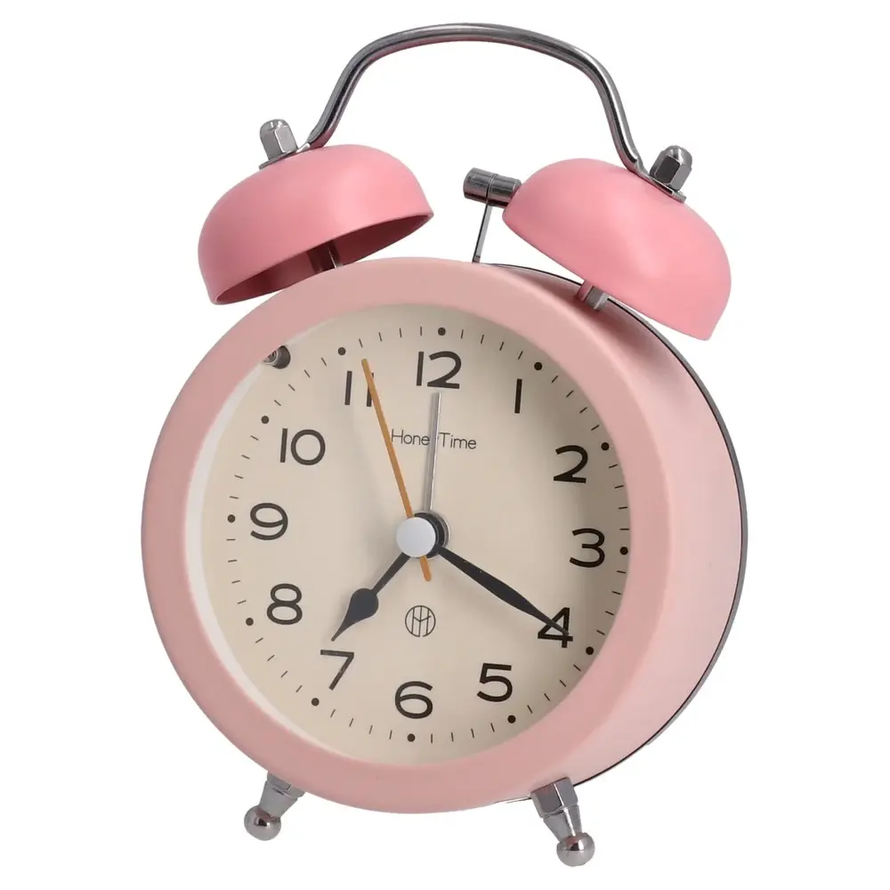 Sat budilnik Tick tock, 8.5x5x13 cm, Roze