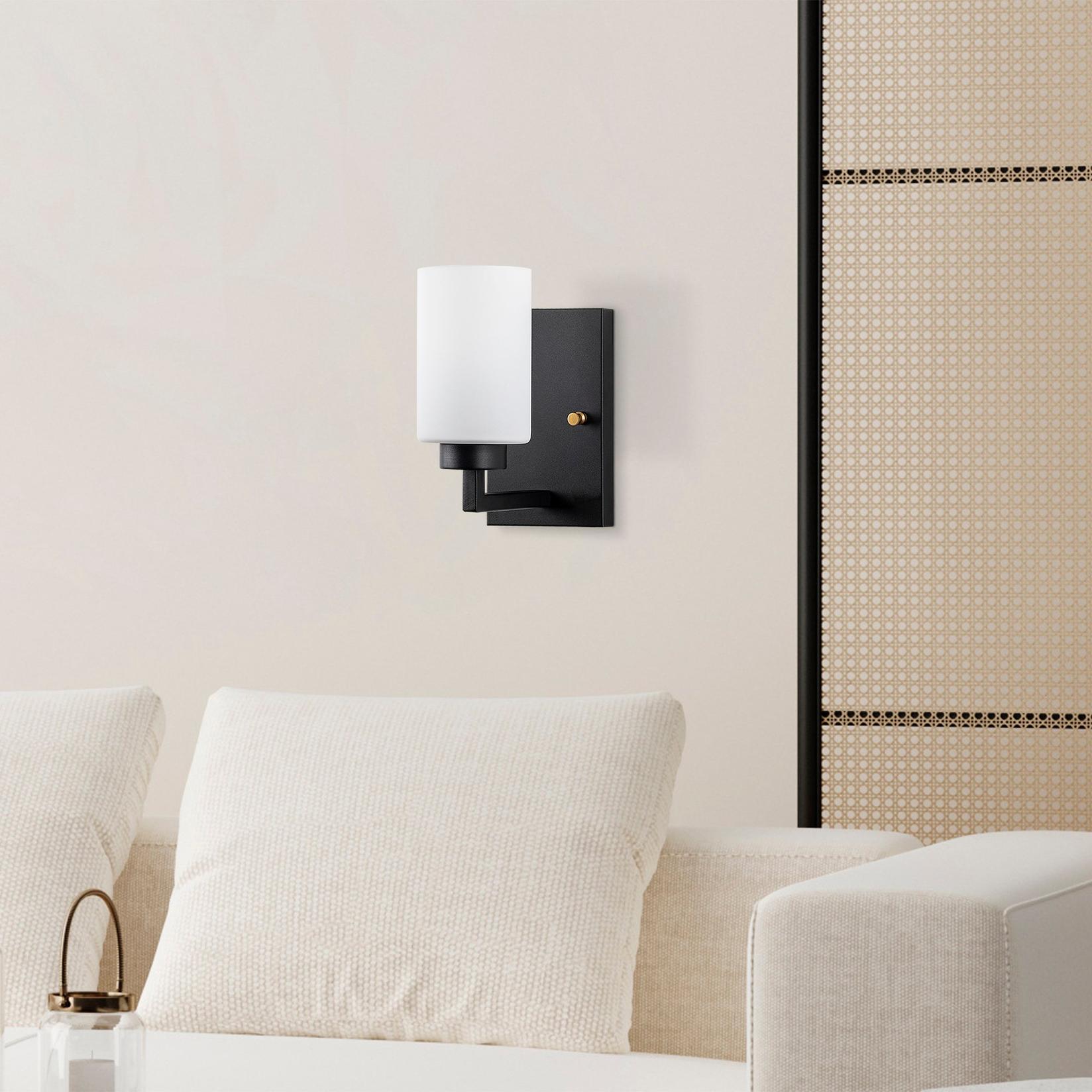 Opviq Zidna lampa E27 Socket, Crno-Bela