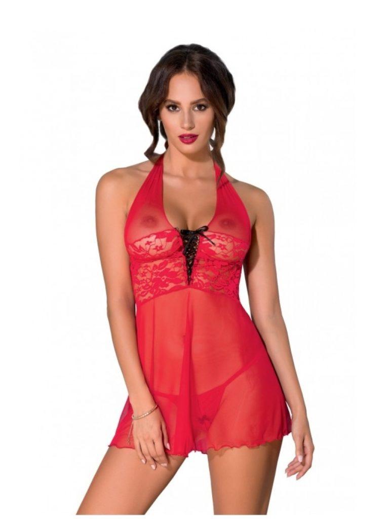 Ženska sexy haljina Freya, Crvena