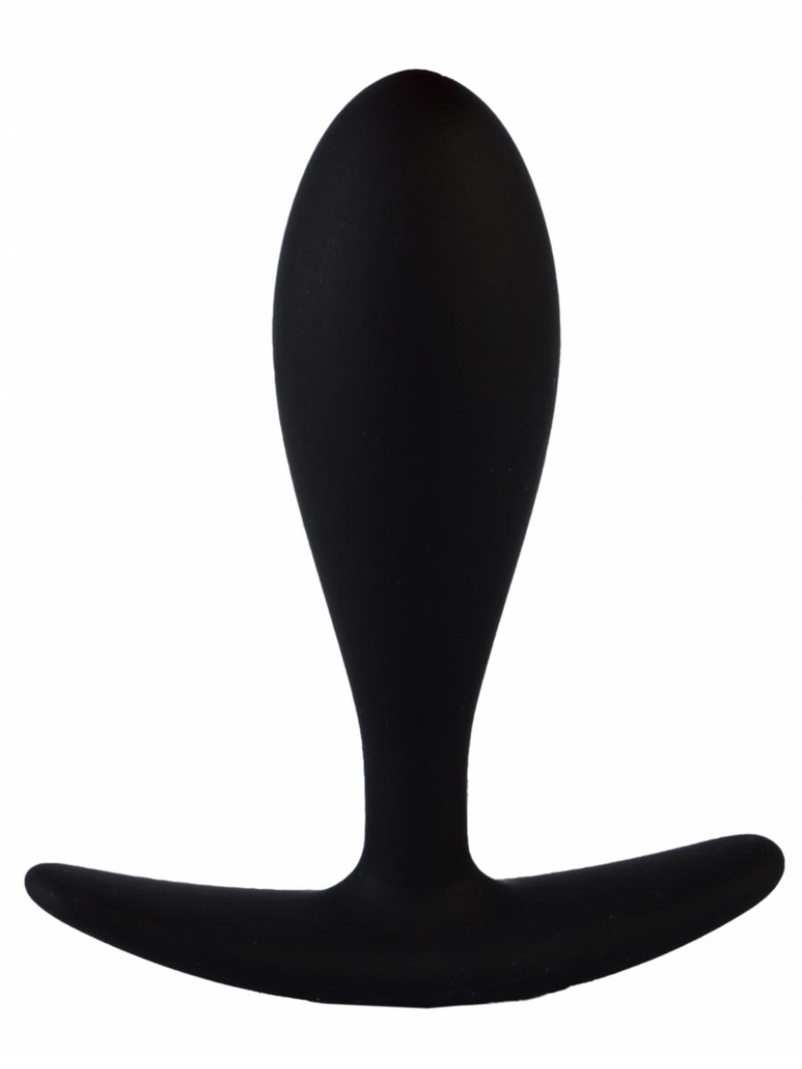 ARGUS TOYS Analna kupa T-Plug, Silikonska, Crna