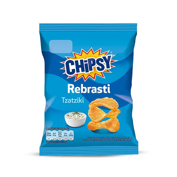 CHIPSY Rebrasti čips sa Tzatziki ukusom, 25g