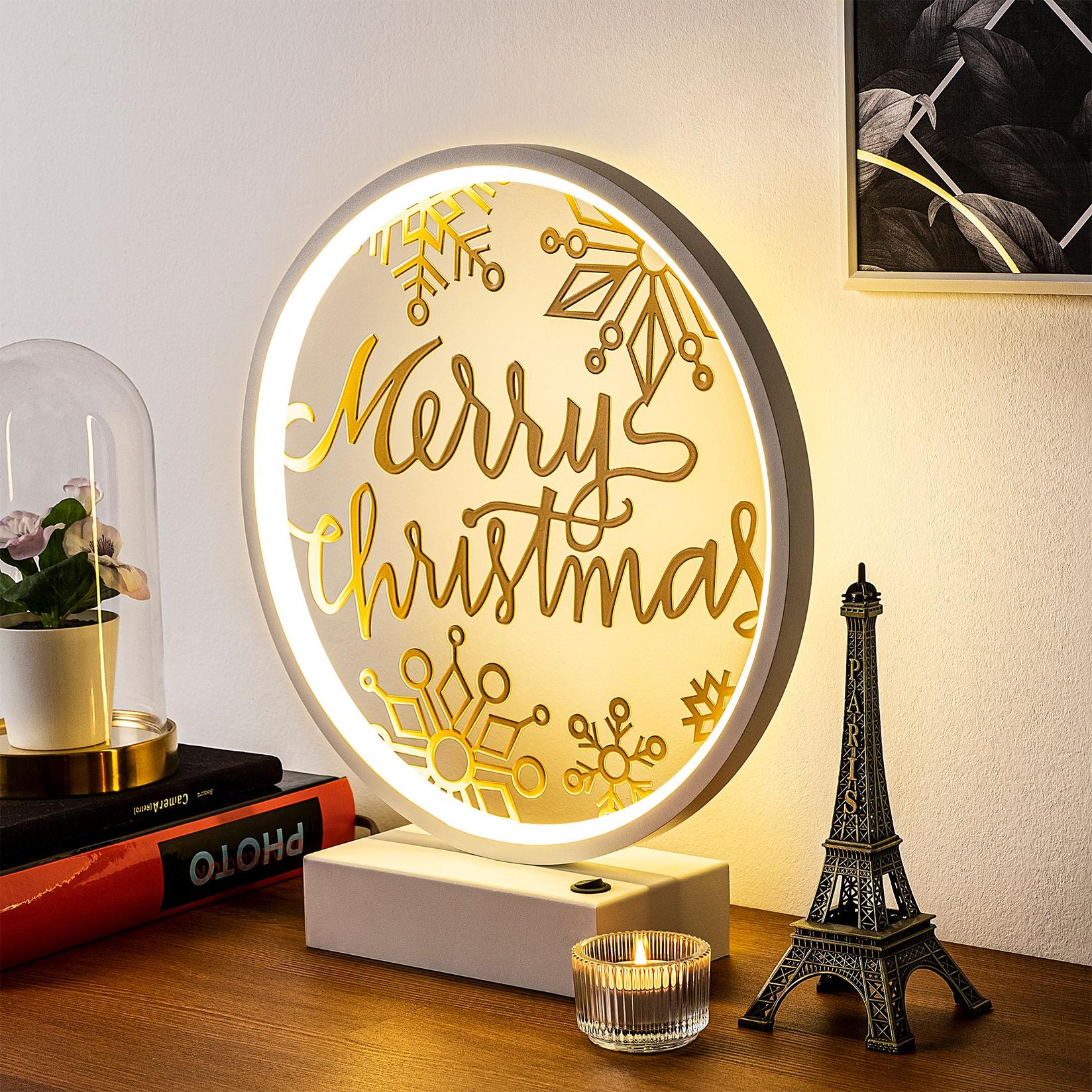 Opviq Stona lampa, Belo-Zlatna