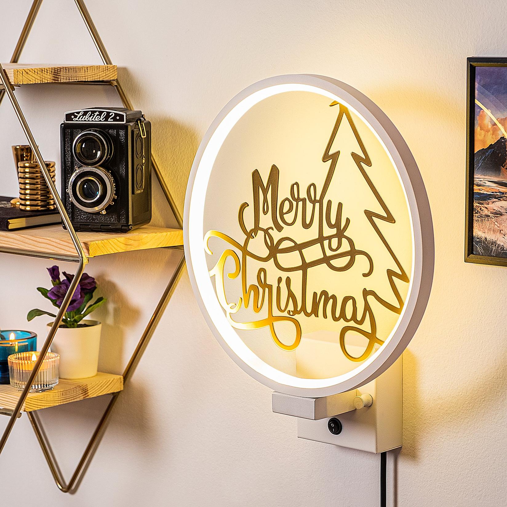 Opviq Zidna lampa, Belo-Zlatna